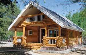 Дом из сруба в Казахстане