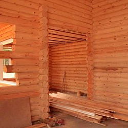  Дом из оцилиндрованного бревна - Томский лес - мы строим дома из дерева